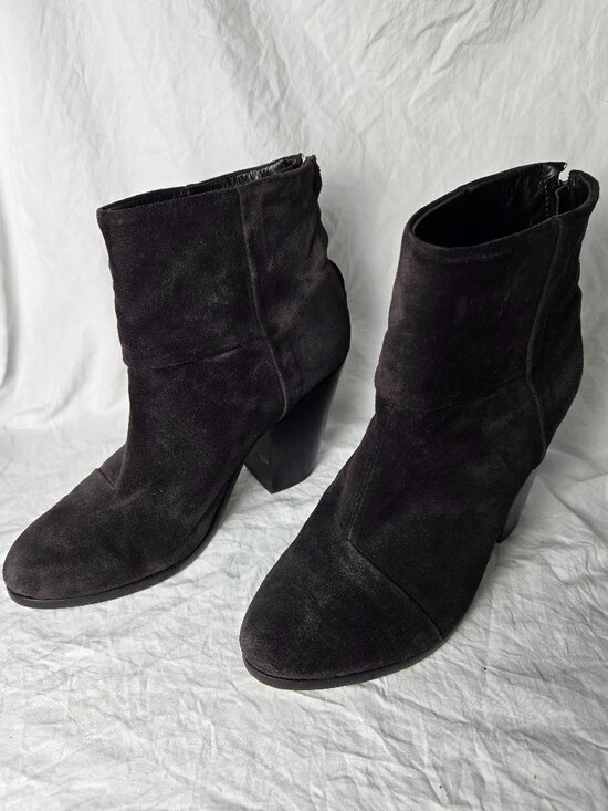 rag & bone Shoes - Rag & Bone Newbury Suede Ankle Boots Asphalt Made in Italy EU 37 (~US 6.5-7)